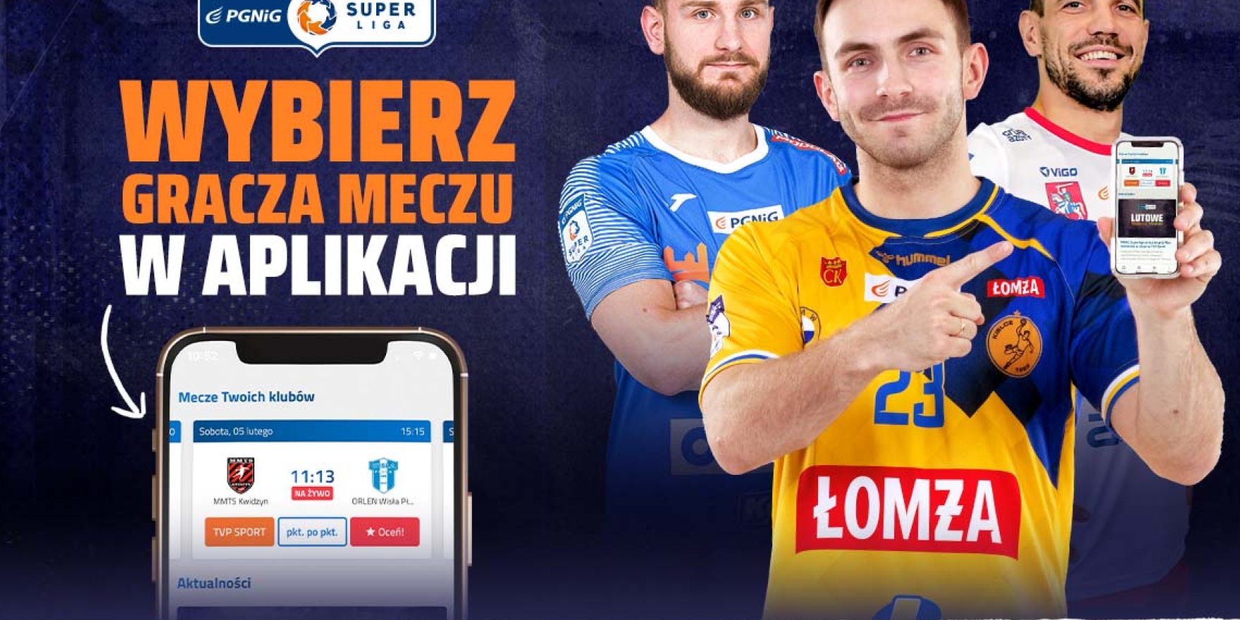 Wybierz najlepszego zawodnika meczu w aplikacji mobilnej Superligi