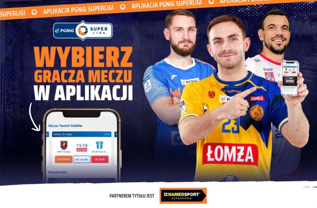 Wybierz najlepszego zawodnika meczu w aplikacji mobilnej Superligi