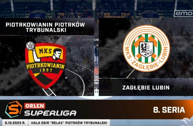 8. Seria Piotrkowianin Piotrków Trybunalski - Zagłębie Lubin [SKRÓT]