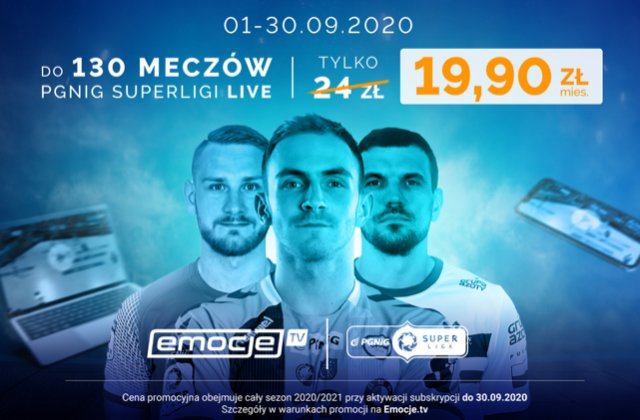 Promocyjna cena dostępu do meczów Superligi!