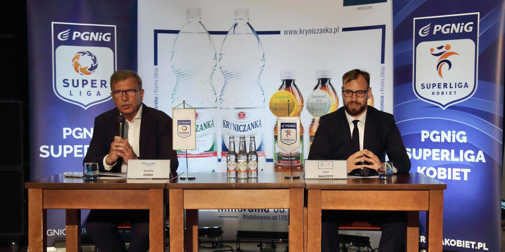 Kryniczanka Oficjalną Wodą Superligi i Superligi Kobiet