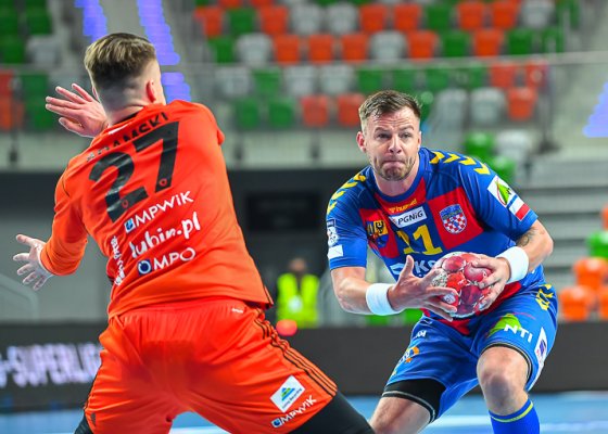 MKS Zagłębie Lubin – KS SPR Chrobry Głogów 32:32 (15:14) k.2:4