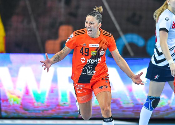 MKS Zagłębie Lubin - Zwiezda Zwienigorod 33:29 (18:11)