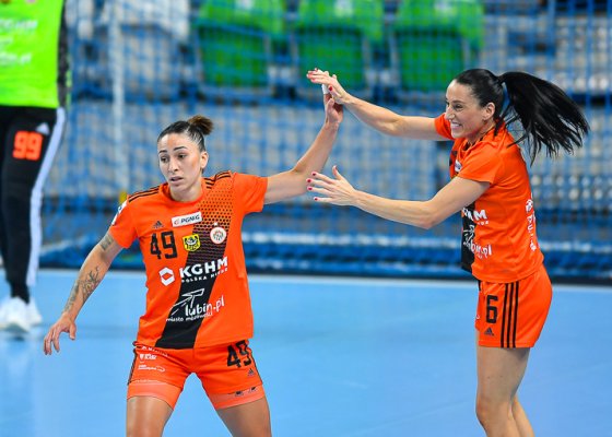 MKS Zagłębie Lubin - Zwiezda Zwienigorod 33:29 (18:11)