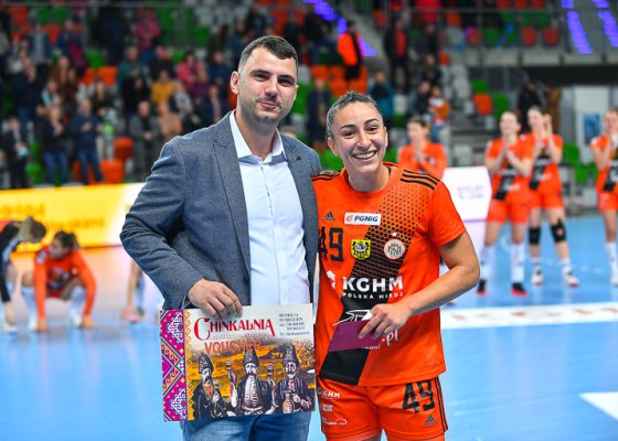 MKS Zagłębie Lubin - Zwiezda Zwienigorod 33:29 (18:11)