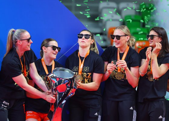 Mistrzynie Polski PGNiG Superligi 2023 - dekoracja