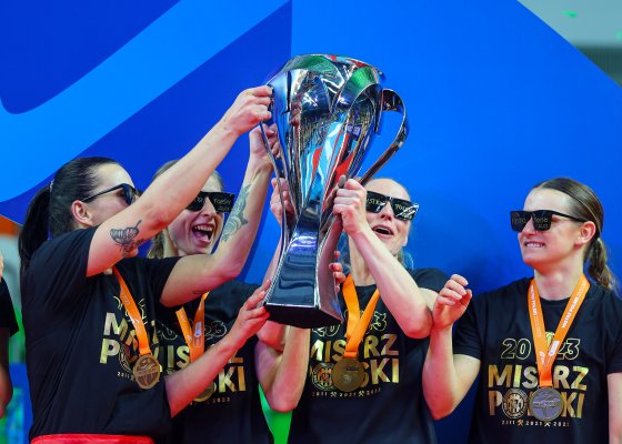 Mistrzynie Polski PGNiG Superligi 2023 - dekoracja