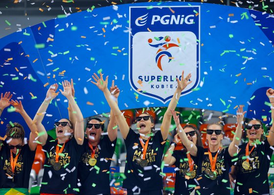 Mistrzynie Polski PGNiG Superligi 2023 - dekoracja