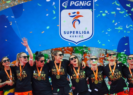 Mistrzynie Polski PGNiG Superligi 2023 - dekoracja