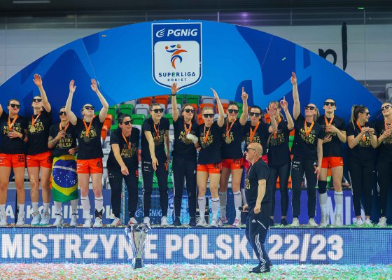 Mistrzynie Polski PGNiG Superligi 2023 - dekoracja