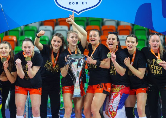 Mistrzynie Polski PGNiG Superligi 2023 - dekoracja