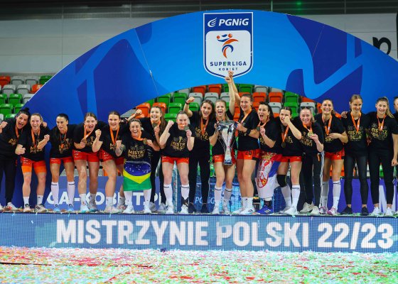 Mistrzynie Polski PGNiG Superligi 2023 - dekoracja