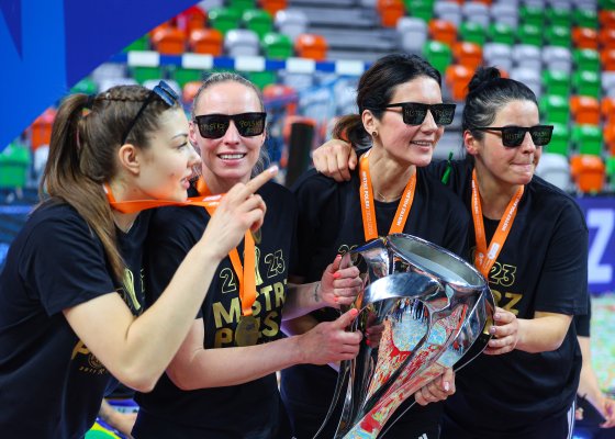 Mistrzynie Polski PGNiG Superligi 2023 - dekoracja