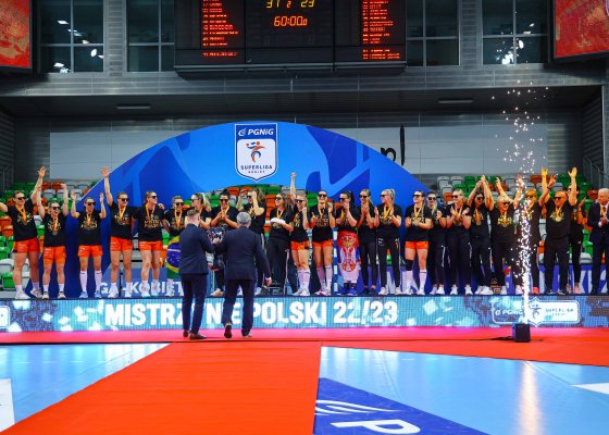 Mistrzynie Polski PGNiG Superligi 2023 - dekoracja