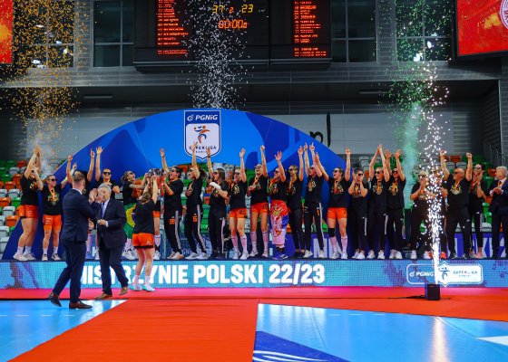 Mistrzynie Polski PGNiG Superligi 2023 - dekoracja
