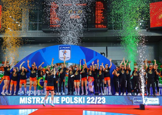Mistrzynie Polski PGNiG Superligi 2023 - dekoracja