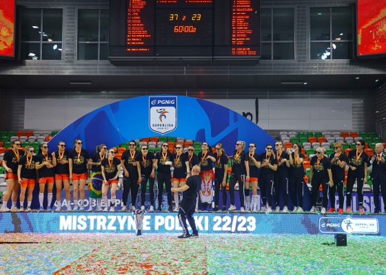 Mistrzynie Polski PGNiG Superligi 2023 - dekoracja