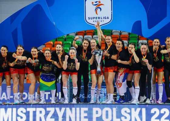 Mistrzynie Polski PGNiG Superligi 2023 - dekoracja