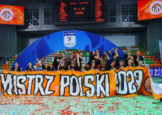 Mistrzynie Polski PGNiG Superligi 2023 - dekoracja