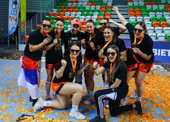 Mistrzynie Polski PGNiG Superligi 2023 - dekoracja
